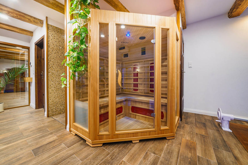 spacja sauna